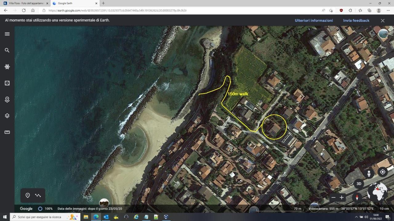 טראפטו Villa Flora - With Sea View, 2 Minutes Walk To Beach מראה חיצוני תמונה